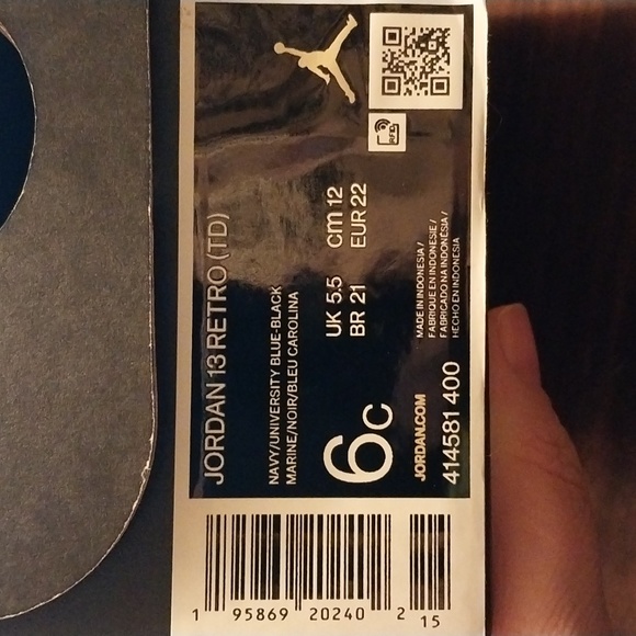 Toddler Jordans 13 retro NWB - Picture 6 of 7